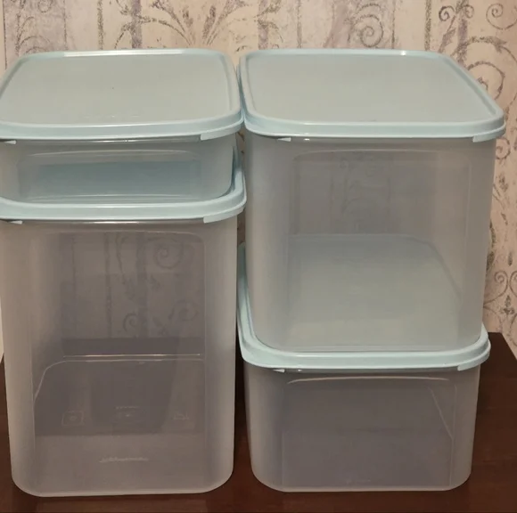 Tupperware Moduler Mate Rectangular Set/4 - Picture 2 of 9
